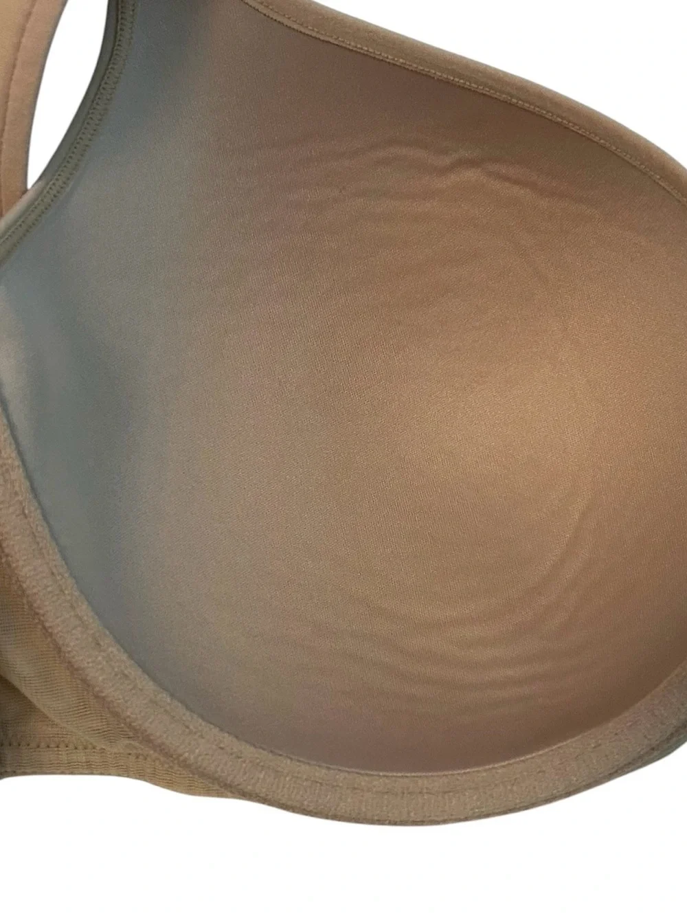 Cacique Smooth Lightly Lined Balconette Bra SZ 38DDD in Nude